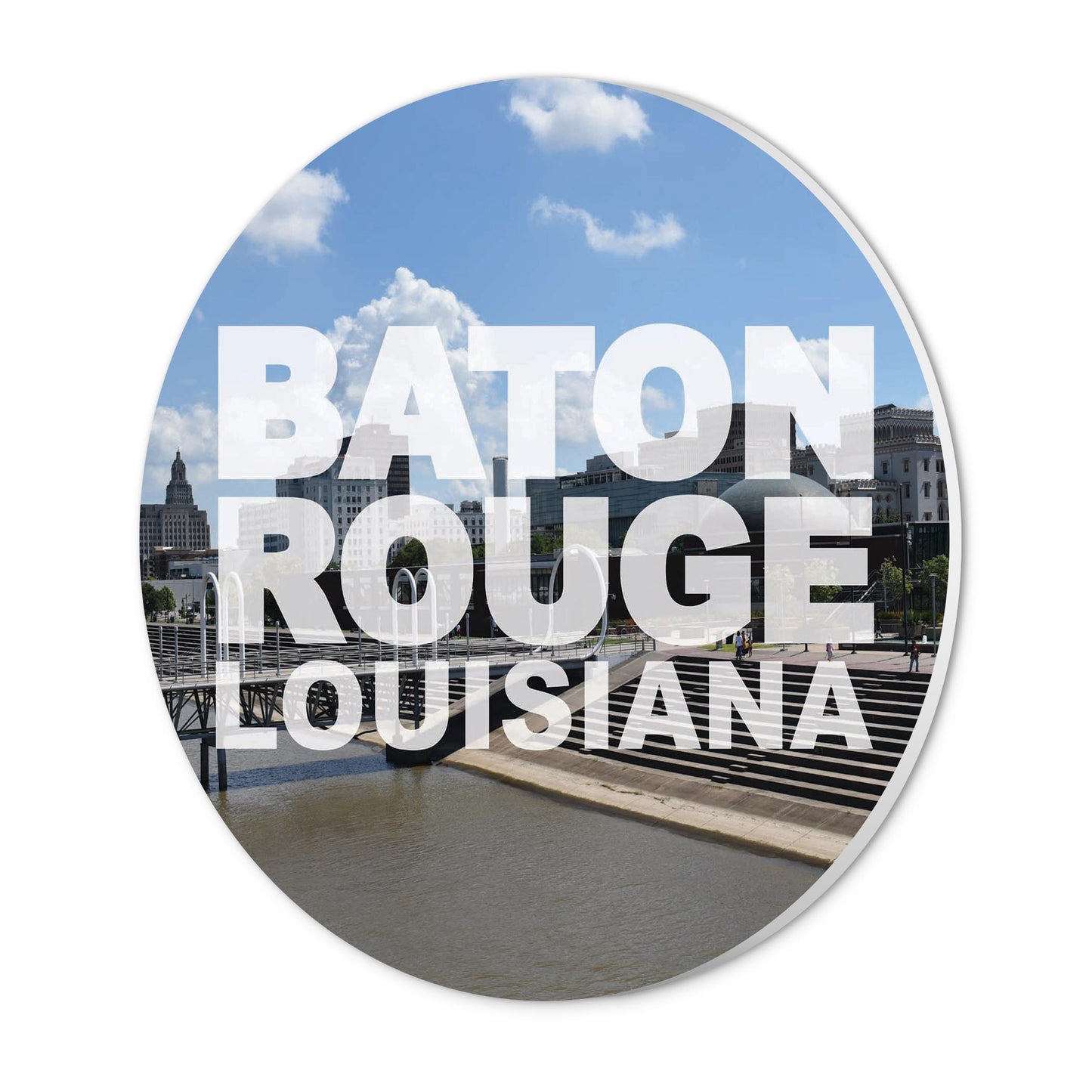 Baton Rouge Louisiana Photo | Wood Sign | Eaches | Min 1