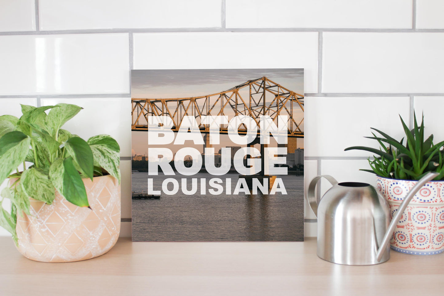 Baton Rouge Louisiana Photo | Wood Sign | Eaches | Min 2