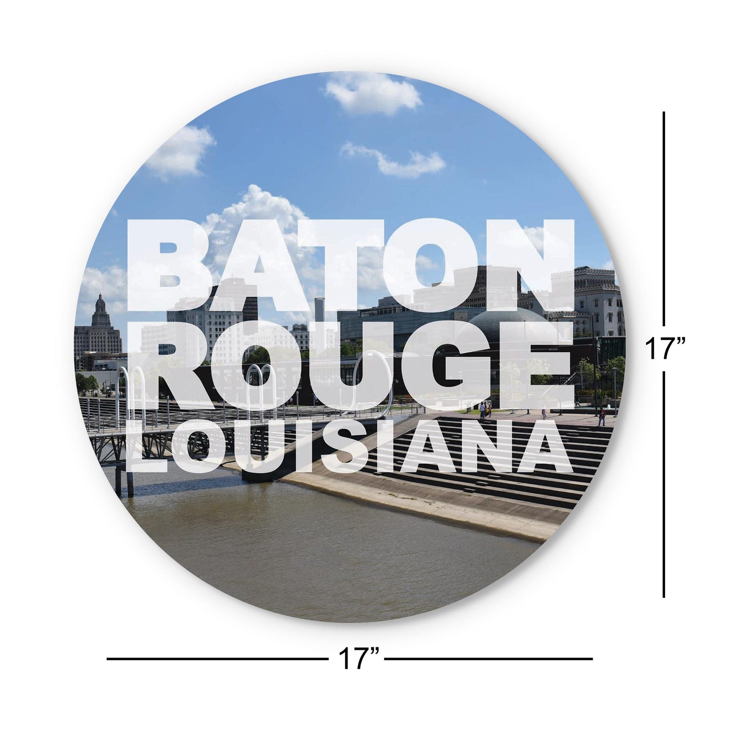 Baton Rouge Louisiana Photo | Wood Sign | Eaches | Min 1