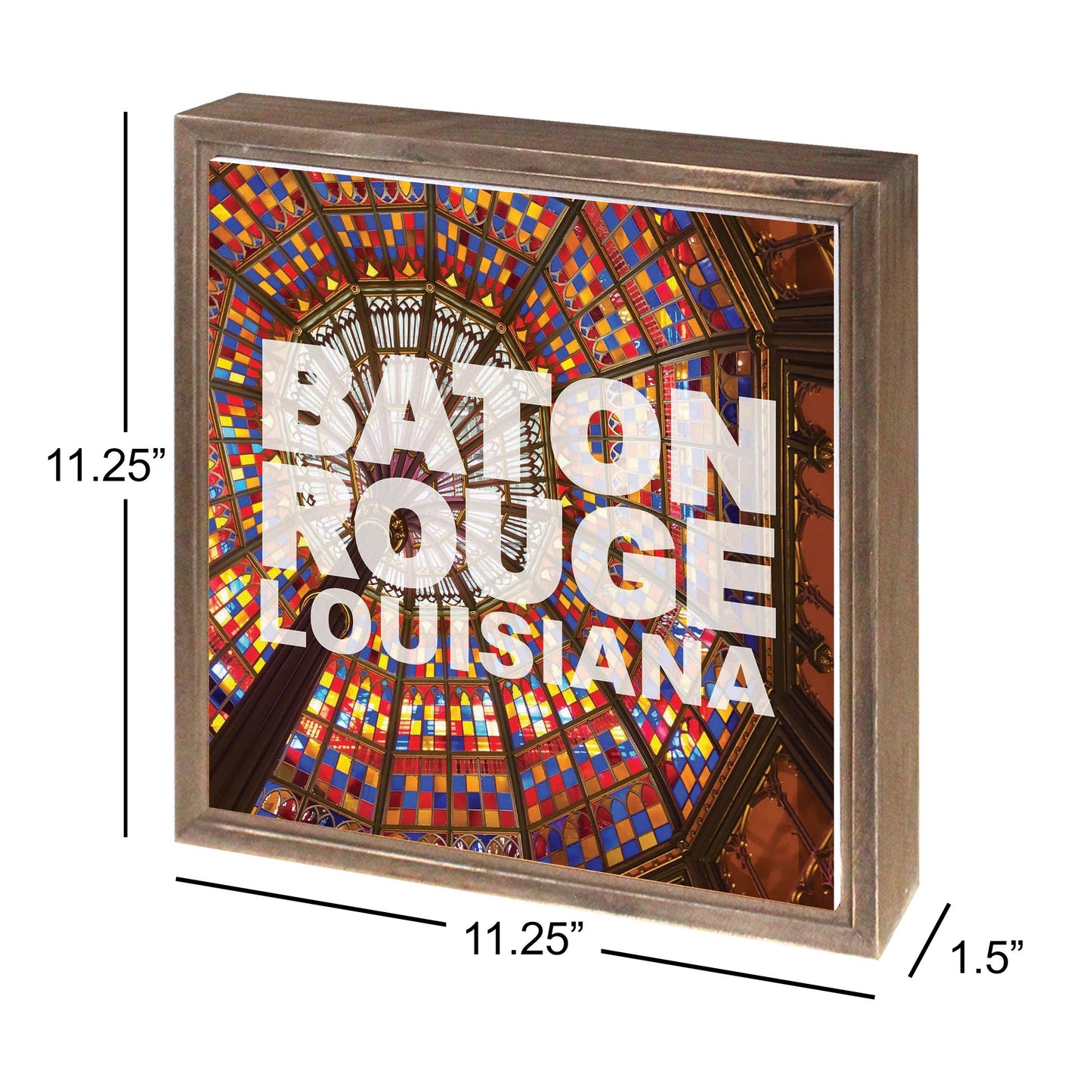 Baton Rouge Louisiana Photo | Wood Sign | Eaches | Min 1