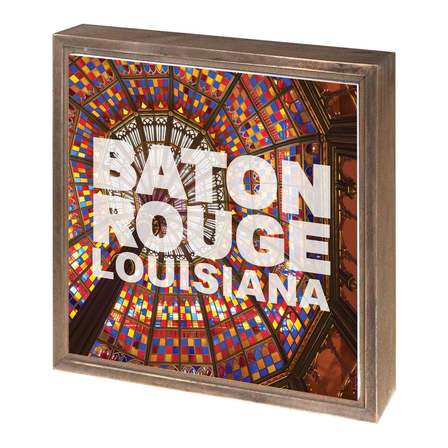 Baton Rouge Louisiana Photo | Wood Sign | Eaches | Min 1