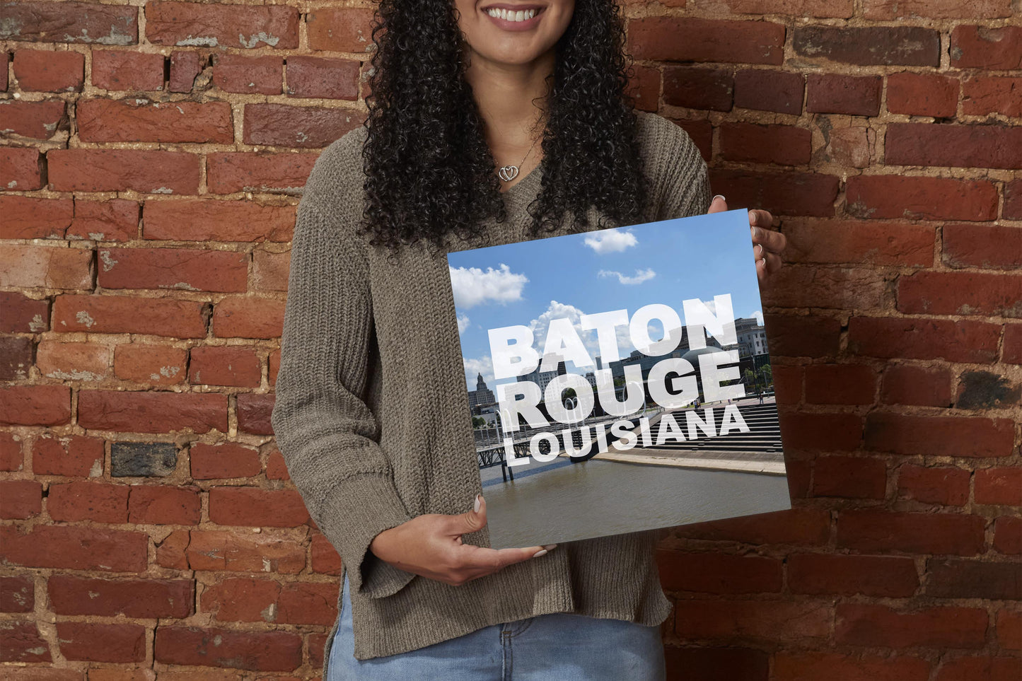 Baton Rouge Louisiana Photo | Wood Sign | Eaches | Min 2