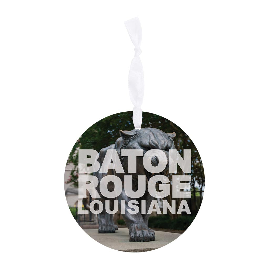 Baton Rouge Louisiana Photo | Wood Ornament | Eaches | Min 6