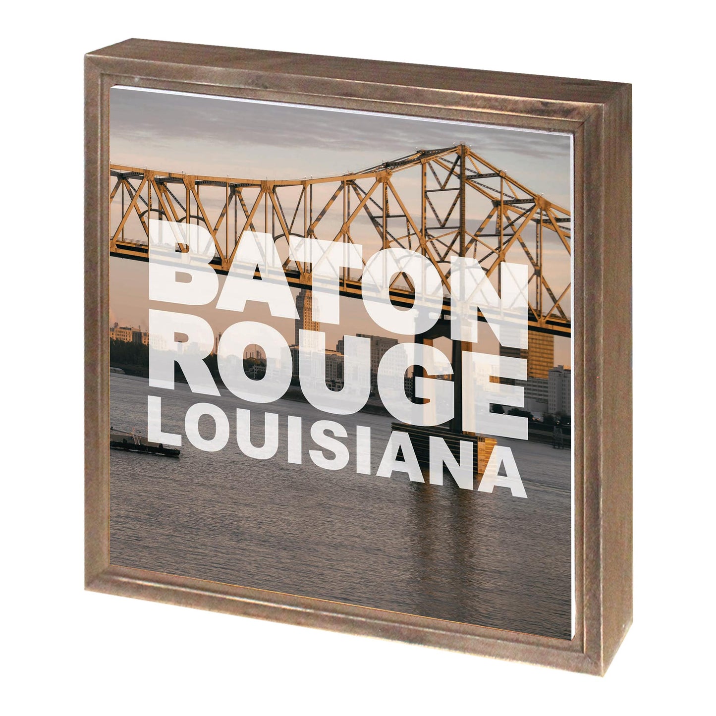 Baton Rouge Louisiana Photo | Wood Sign | Eaches | Min 1