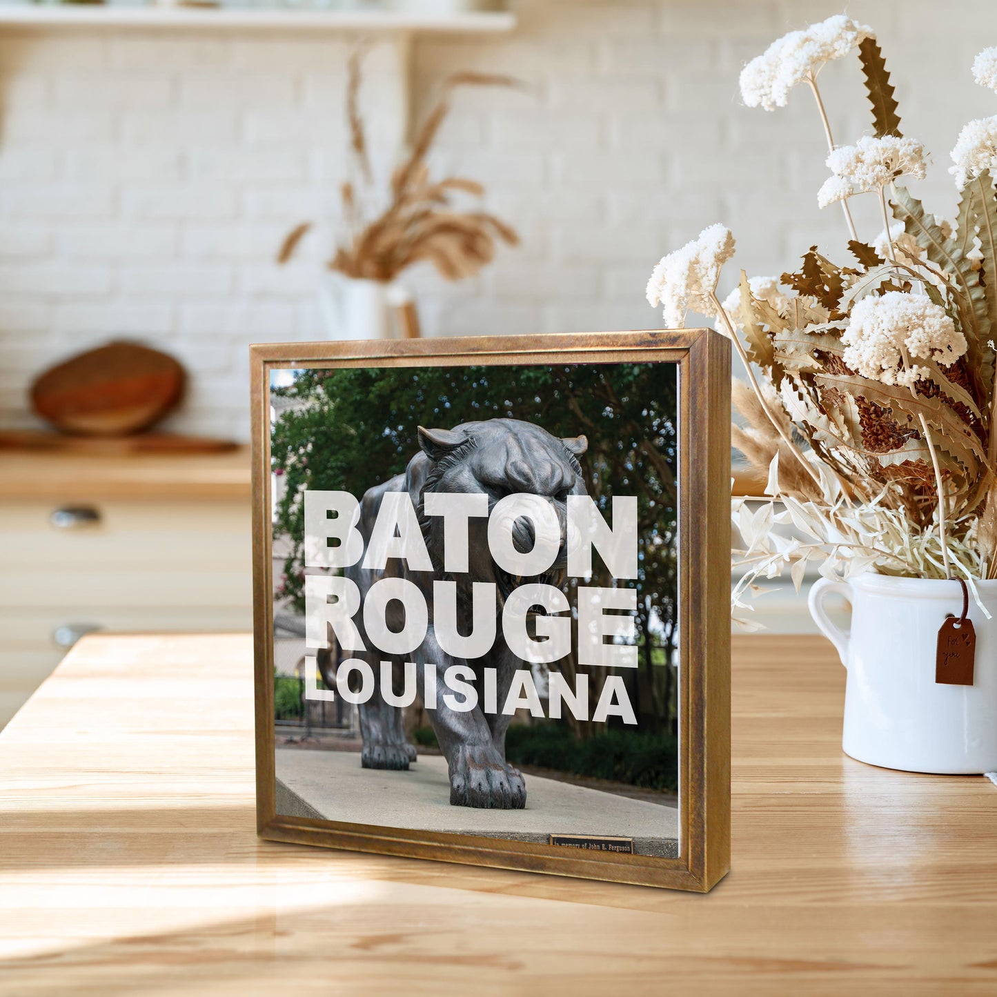 Baton Rouge Louisiana Photo | Wood Sign | Eaches | Min 1