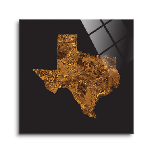 Texas State Shape Copper | Hi-Def Glass Art | Eaches | Min 2