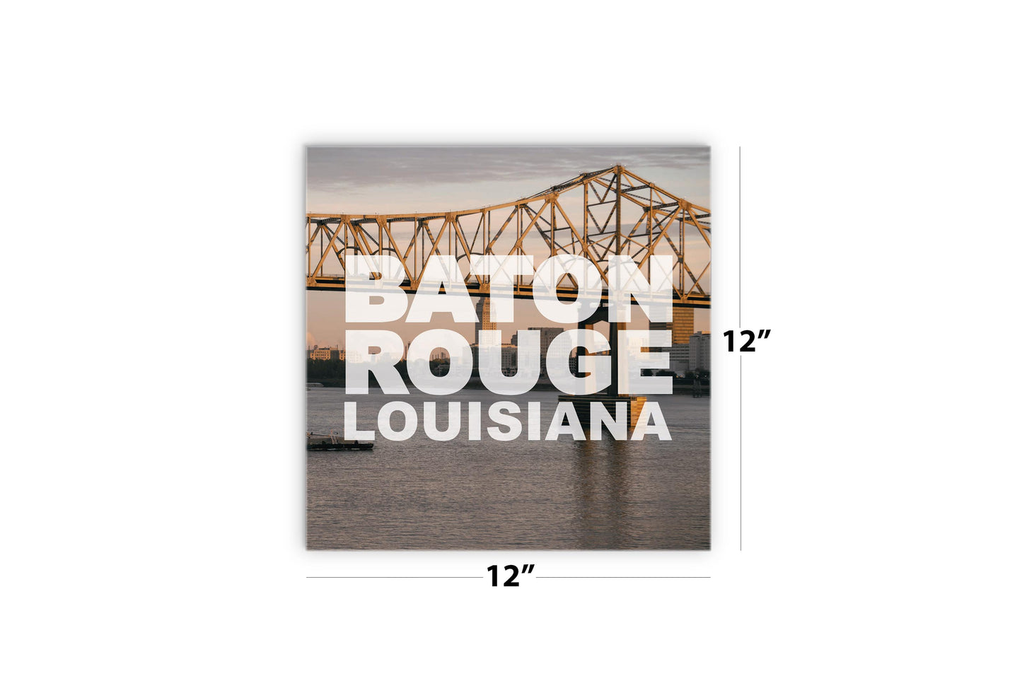 Baton Rouge Louisiana Photo | Wood Sign | Eaches | Min 2