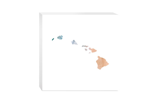 Hawaii State Shape Picture | Wood Block | Eaches | Min 2