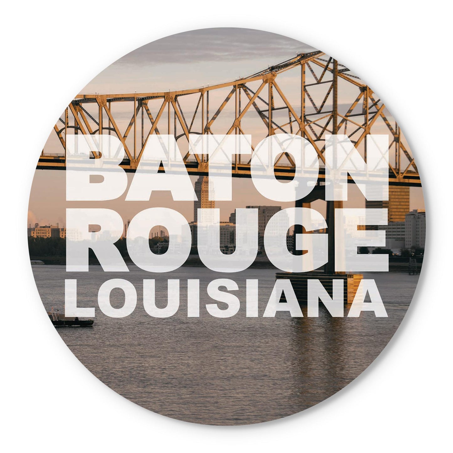 Baton Rouge Louisiana Photo | Wood Sign | Eaches | Min 1