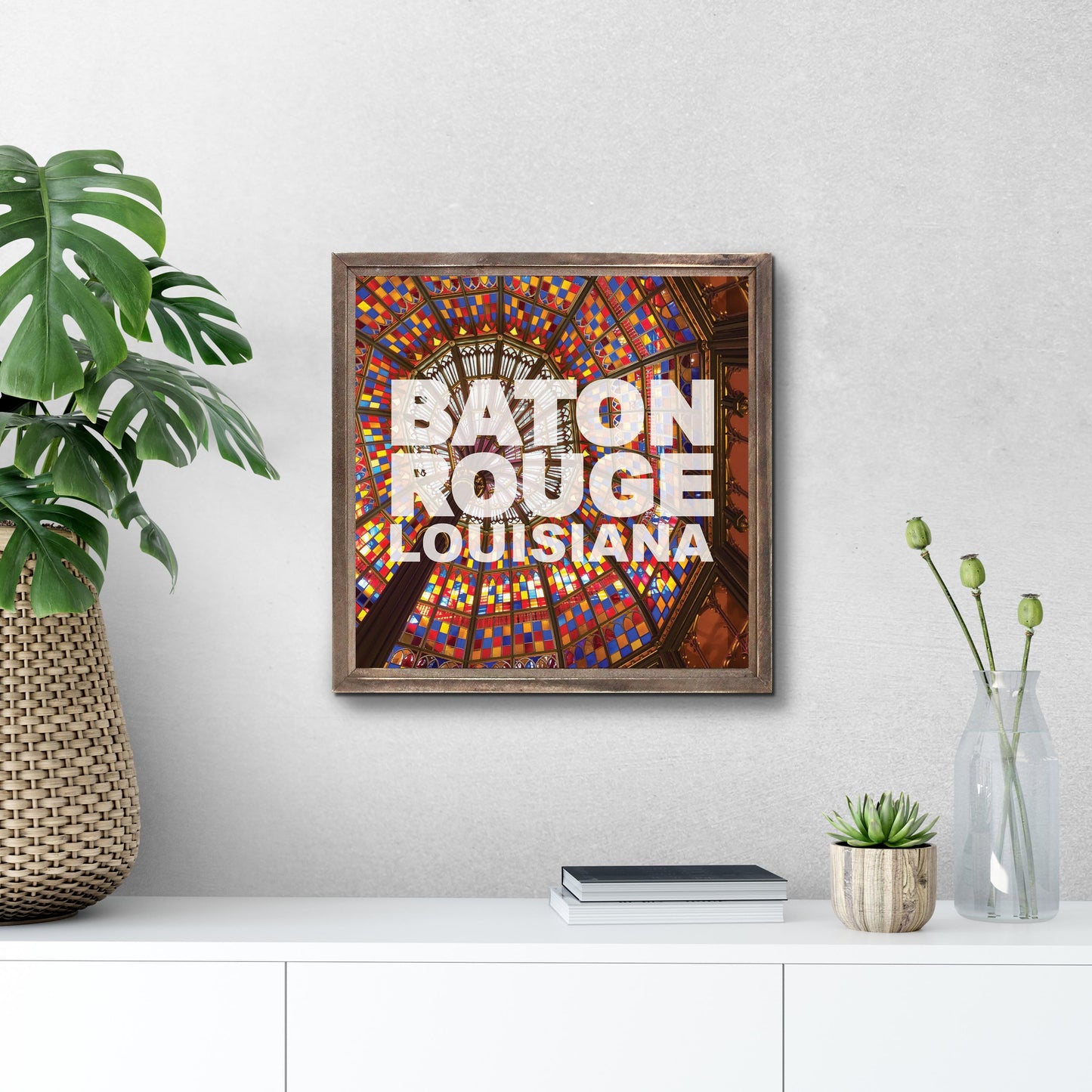 Baton Rouge Louisiana Photo | Wood Sign | Eaches | Min 1