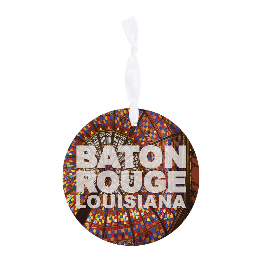 Baton Rouge Louisiana Photo | Wood Ornament | Eaches | Min 6