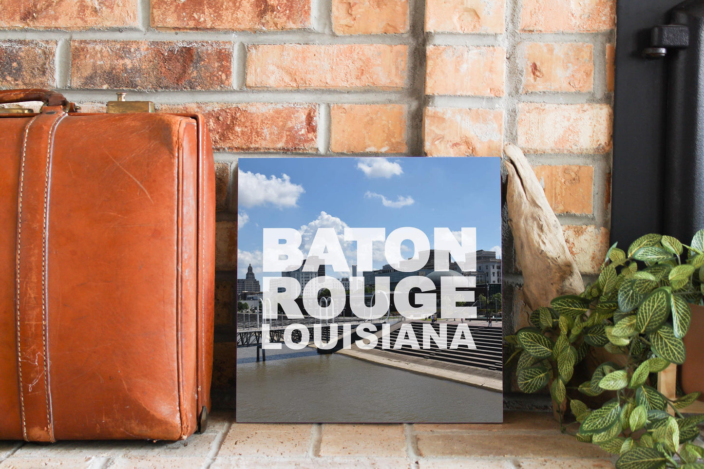 Baton Rouge Louisiana Photo | Wood Sign | Eaches | Min 2