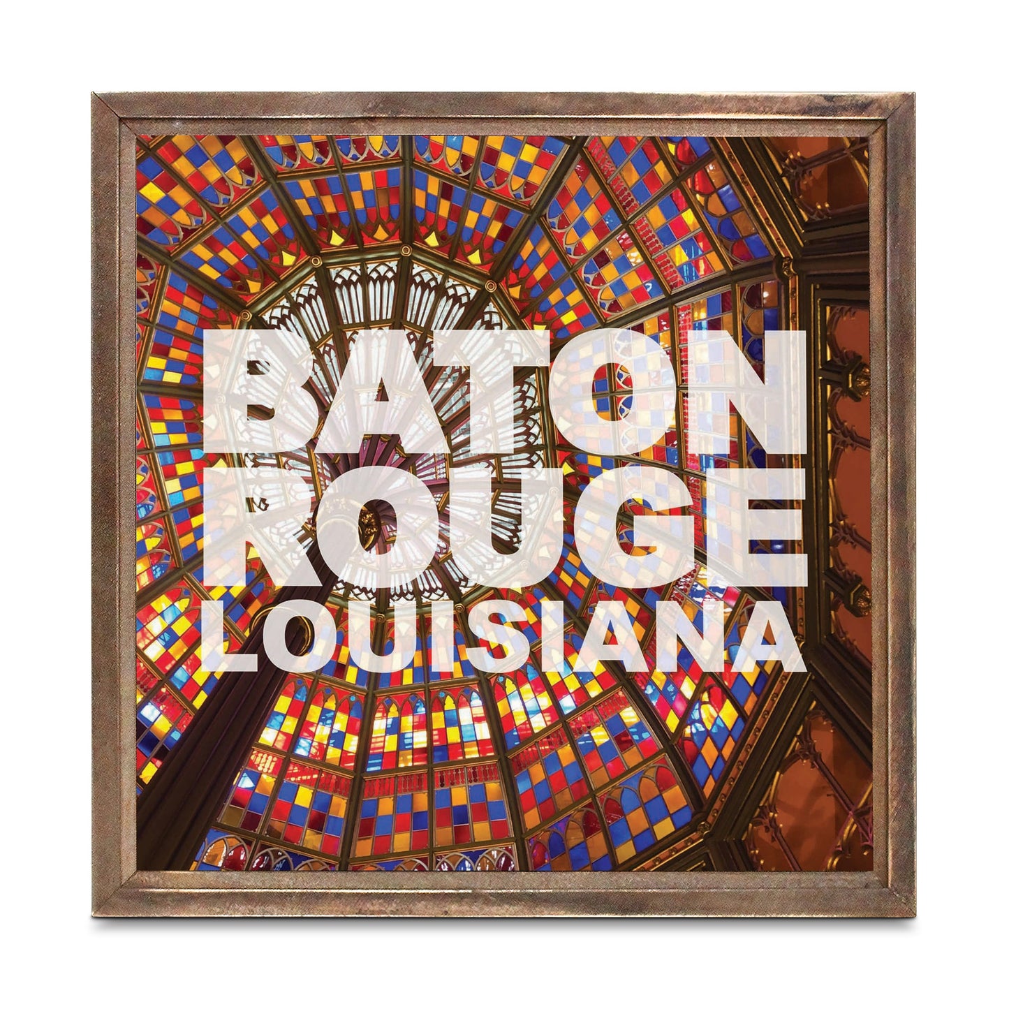 Baton Rouge Louisiana Photo | Wood Sign | Eaches | Min 1