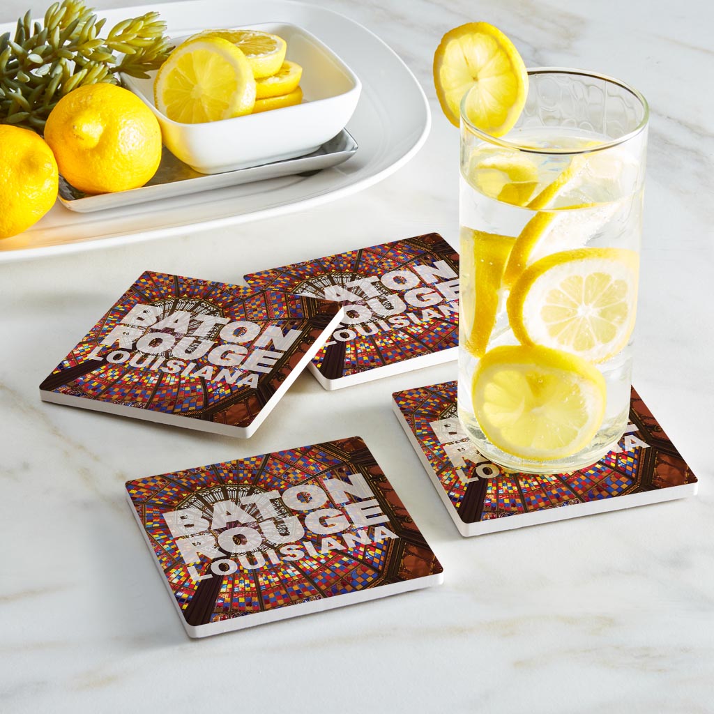 Baton Rouge Louisiana Photo | Absorbent Coasters | Set of 4 | Min 2