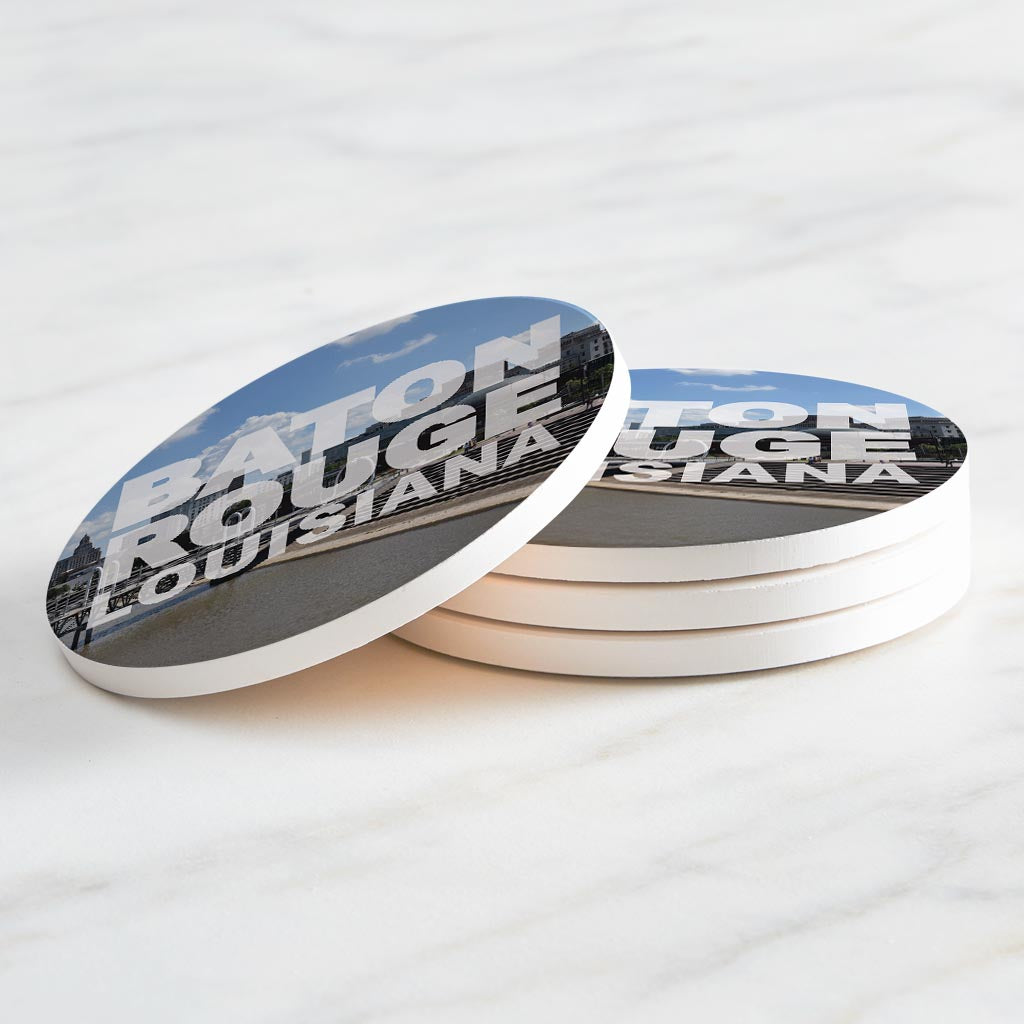 Baton Rouge Louisiana Photo | Absorbent Coasters | Set of 4 | Min 2