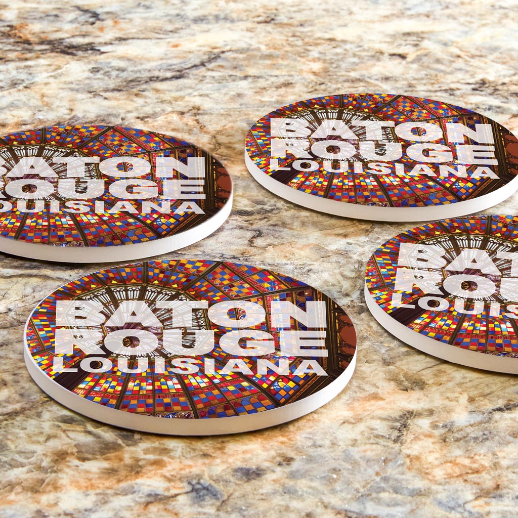 Baton Rouge Louisiana Photo | Absorbent Coasters | Set of 4 | Min 2