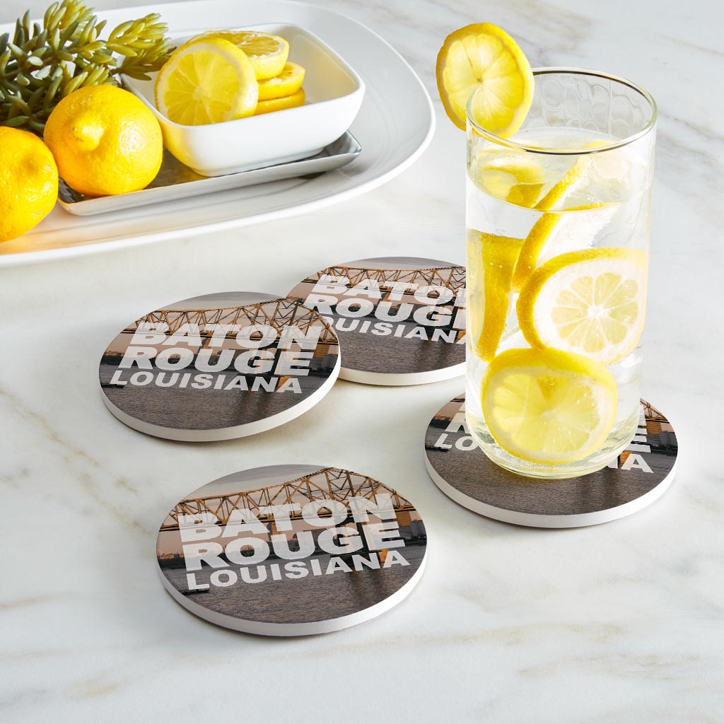 Baton Rouge Louisiana Photo | Absorbent Coasters | Set of 4 | Min 2