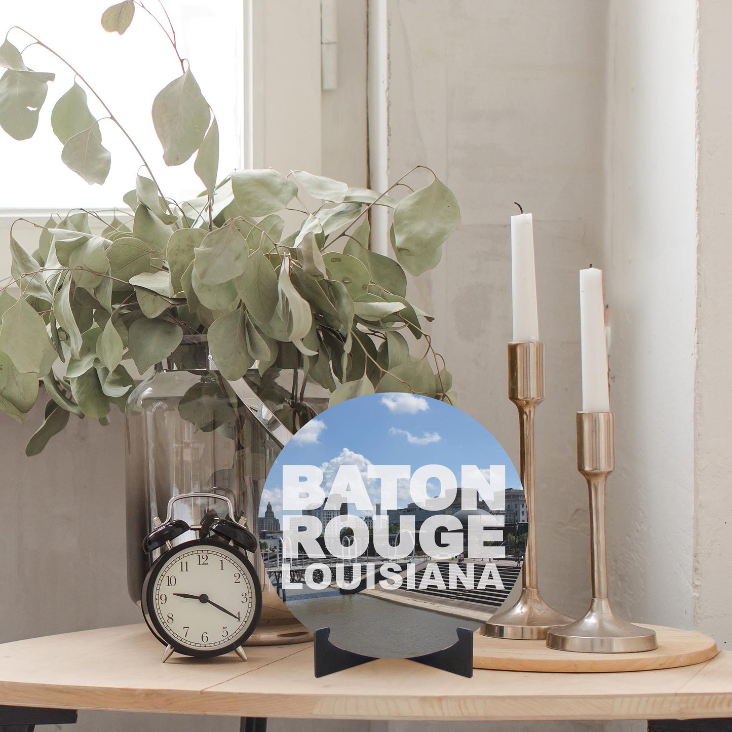 Baton Rouge Louisiana Photo | Wood Sign | Eaches | Min 1