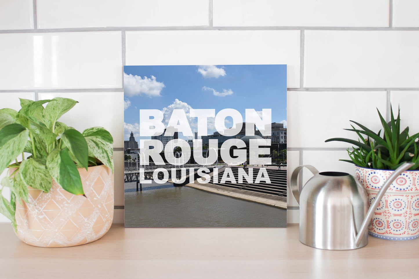 Baton Rouge Louisiana Photo | Wood Sign | Eaches | Min 2