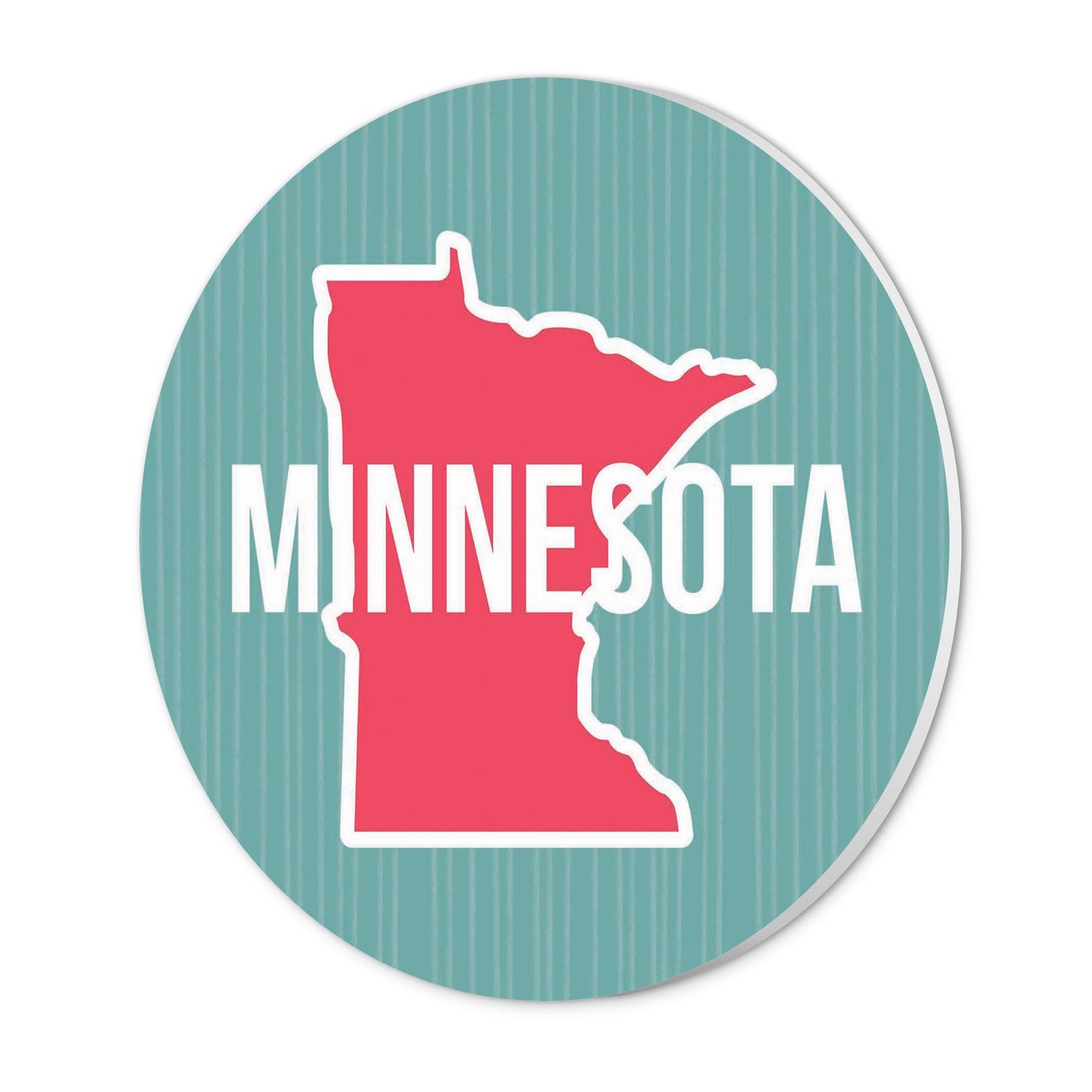 Boho Color State On Blue Minnesota | Wood Sign | Eaches | Min 1