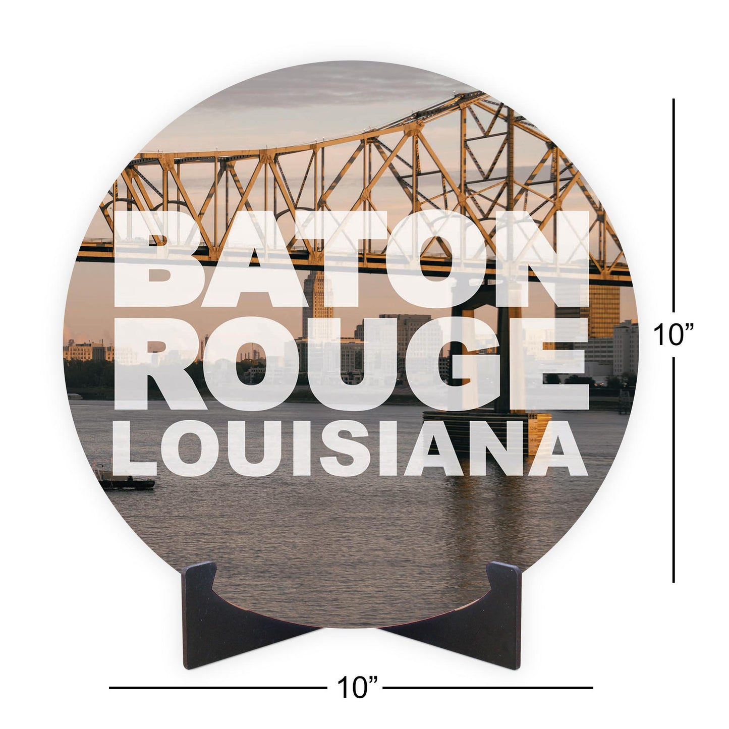 Baton Rouge Louisiana Photo | Wood Sign | Eaches | Min 1