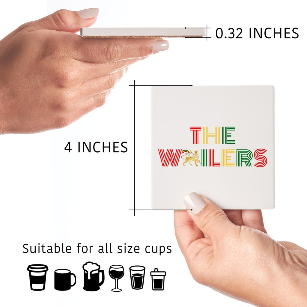 Square Coasters The Wailers Retro Set of Four | 4x4