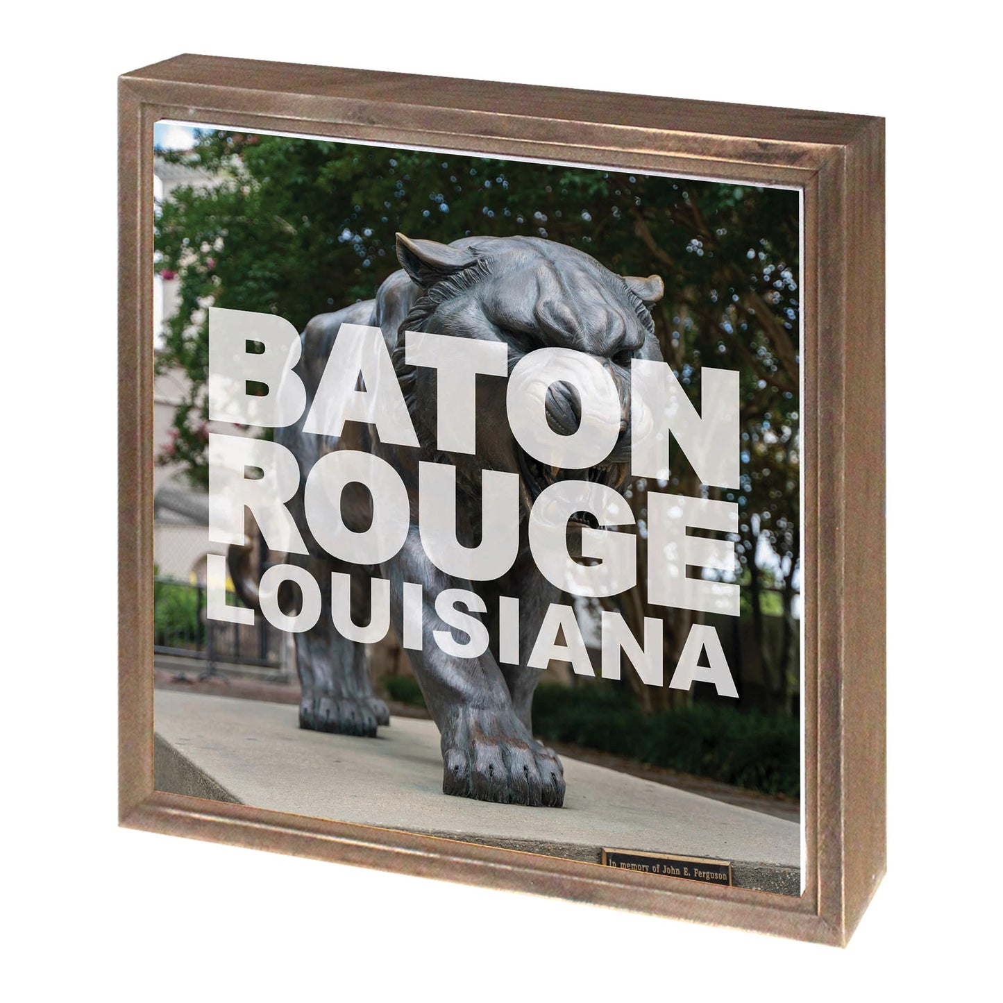 Baton Rouge Louisiana Photo | Wood Sign | Eaches | Min 1