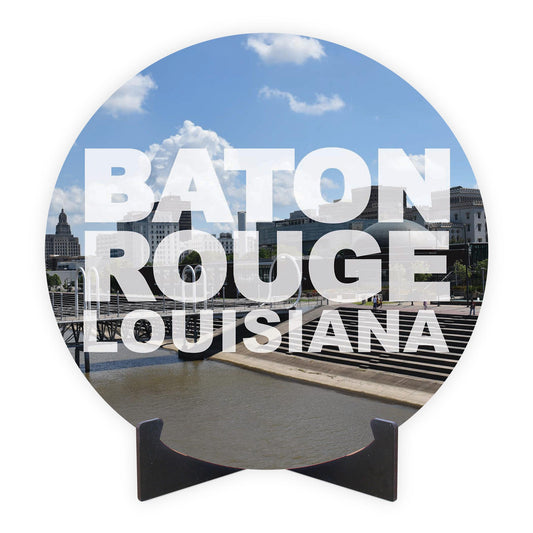 Baton Rouge Louisiana Photo | Wood Sign | Eaches | Min 1