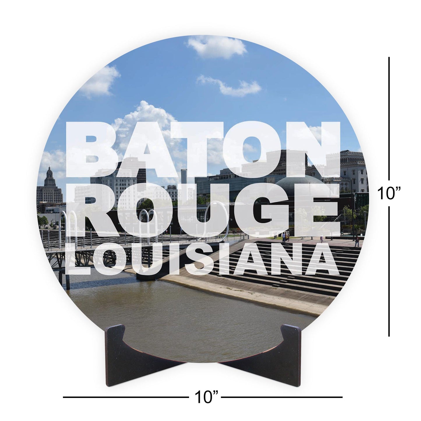 Baton Rouge Louisiana Photo | Wood Sign | Eaches | Min 1