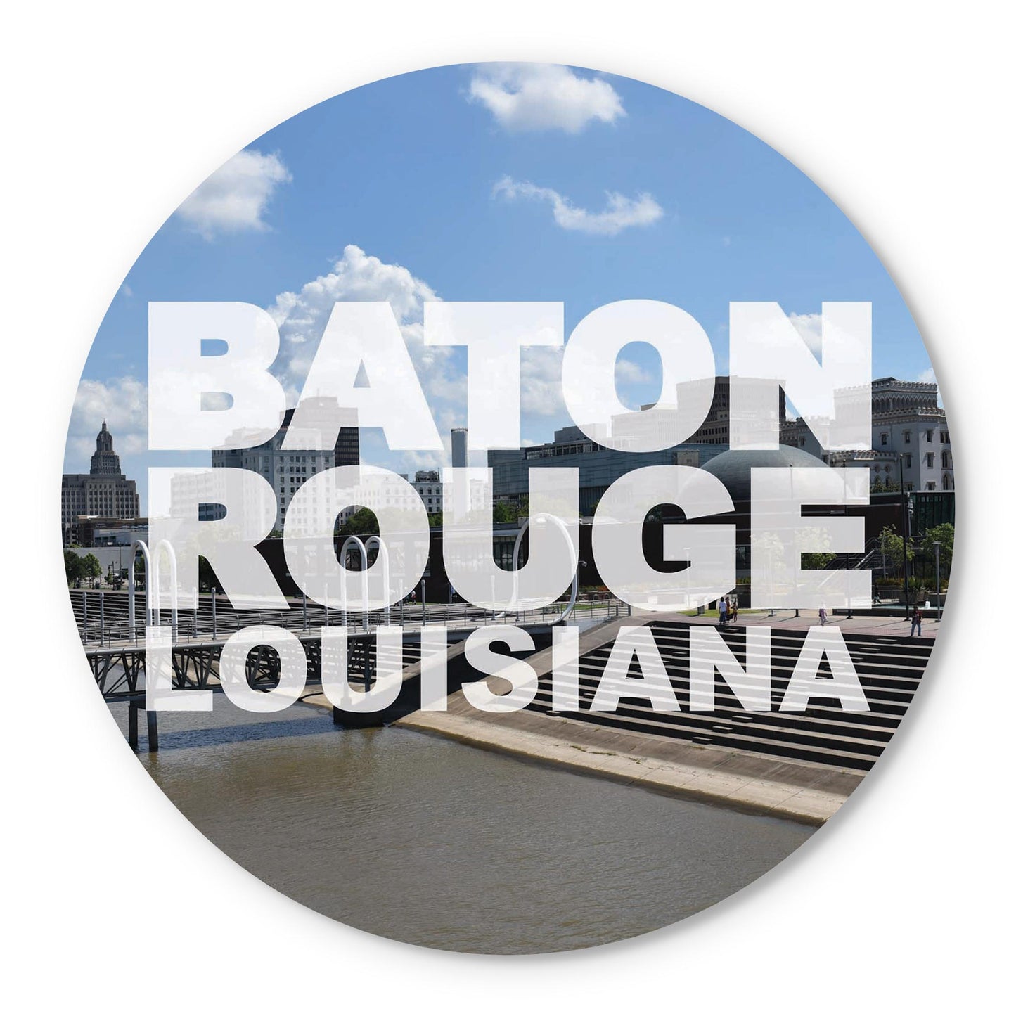 Baton Rouge Louisiana Photo | Wood Sign | Eaches | Min 1