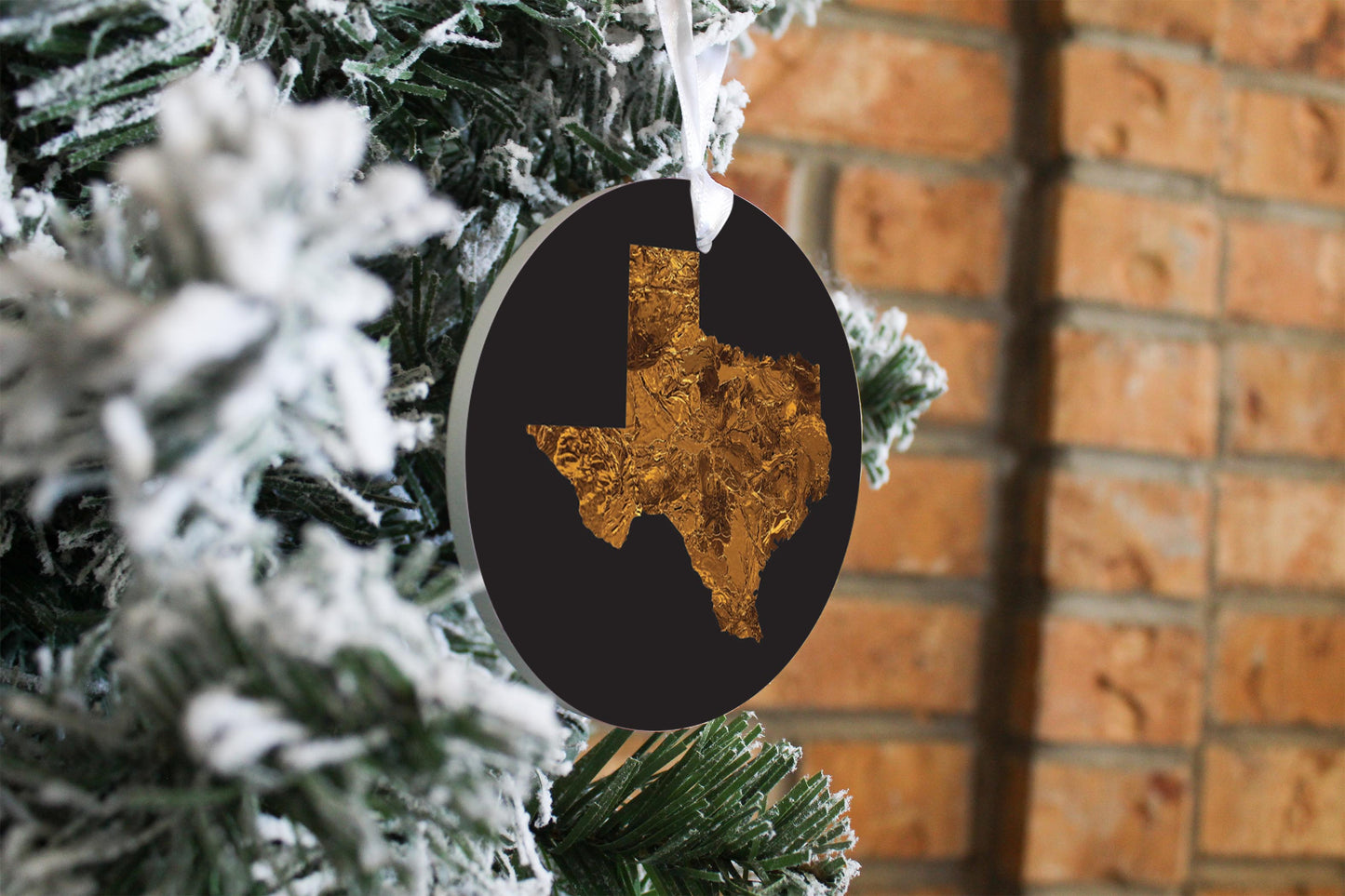 Texas State Shape Copper| Wood Ornament | Eaches | Min 6