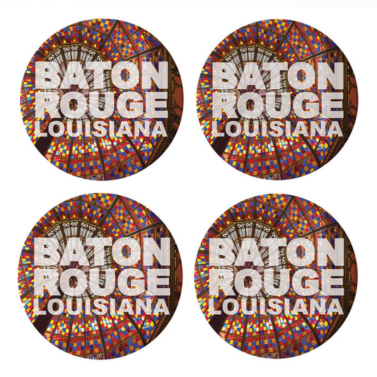 Baton Rouge Louisiana Photo | Absorbent Coasters | Set of 4 | Min 2