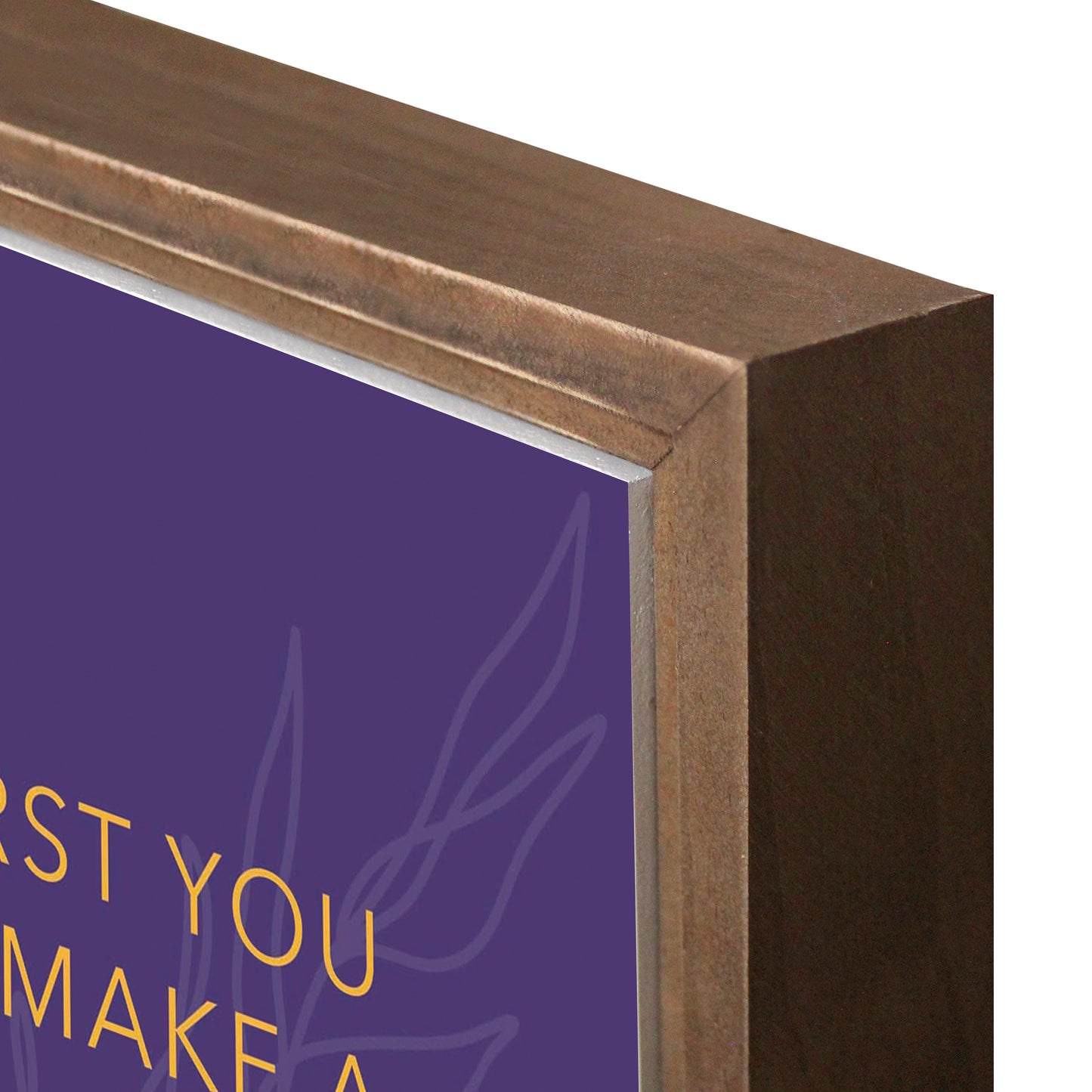 Purple Gold Louisiana First You Make A Roux | Wood Sign | Eaches | Min 1