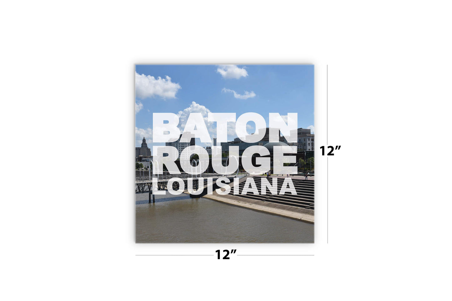 Baton Rouge Louisiana Photo | Wood Sign | Eaches | Min 2