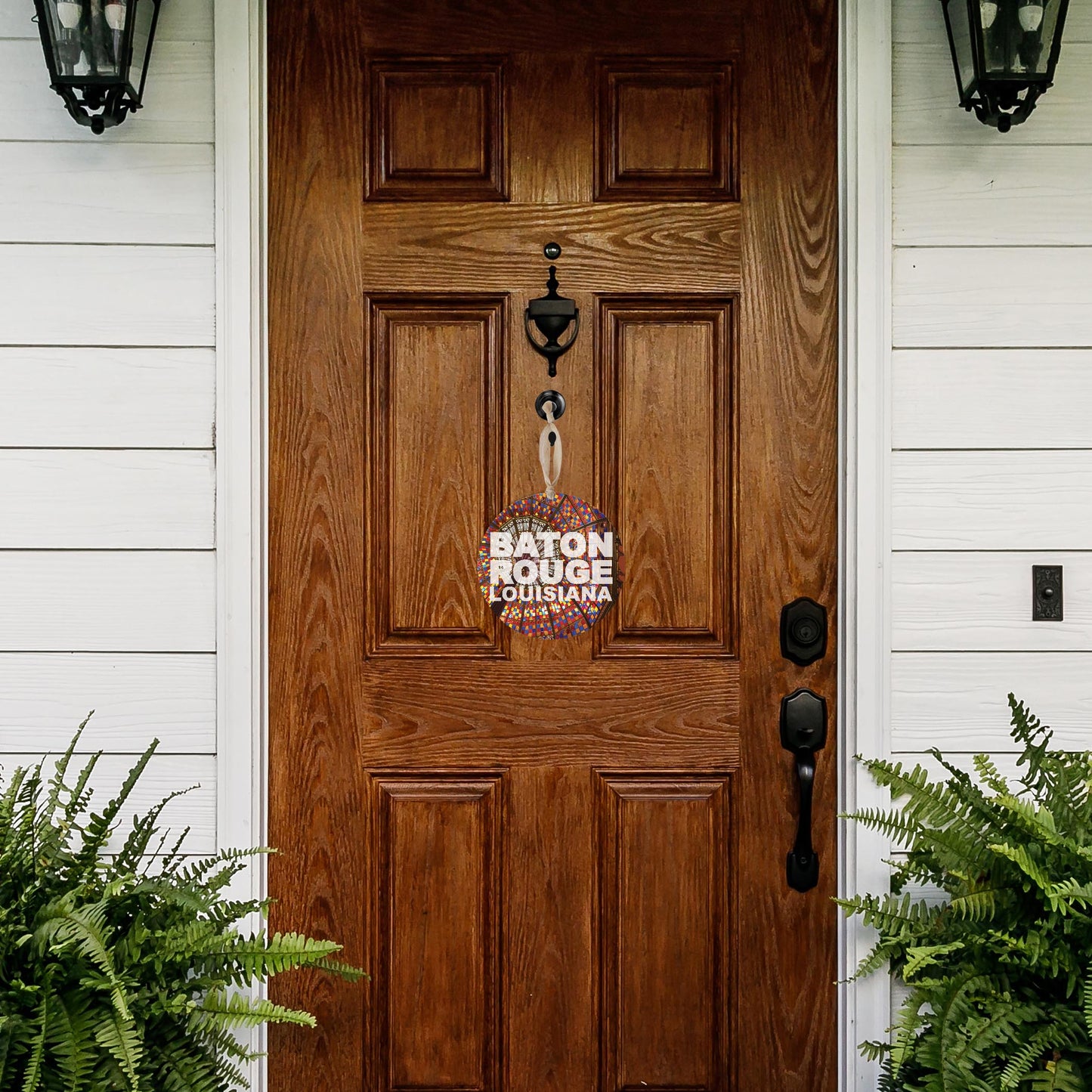 Baton Rouge Louisiana Photo | Wood Ornament | Eaches | Min 1