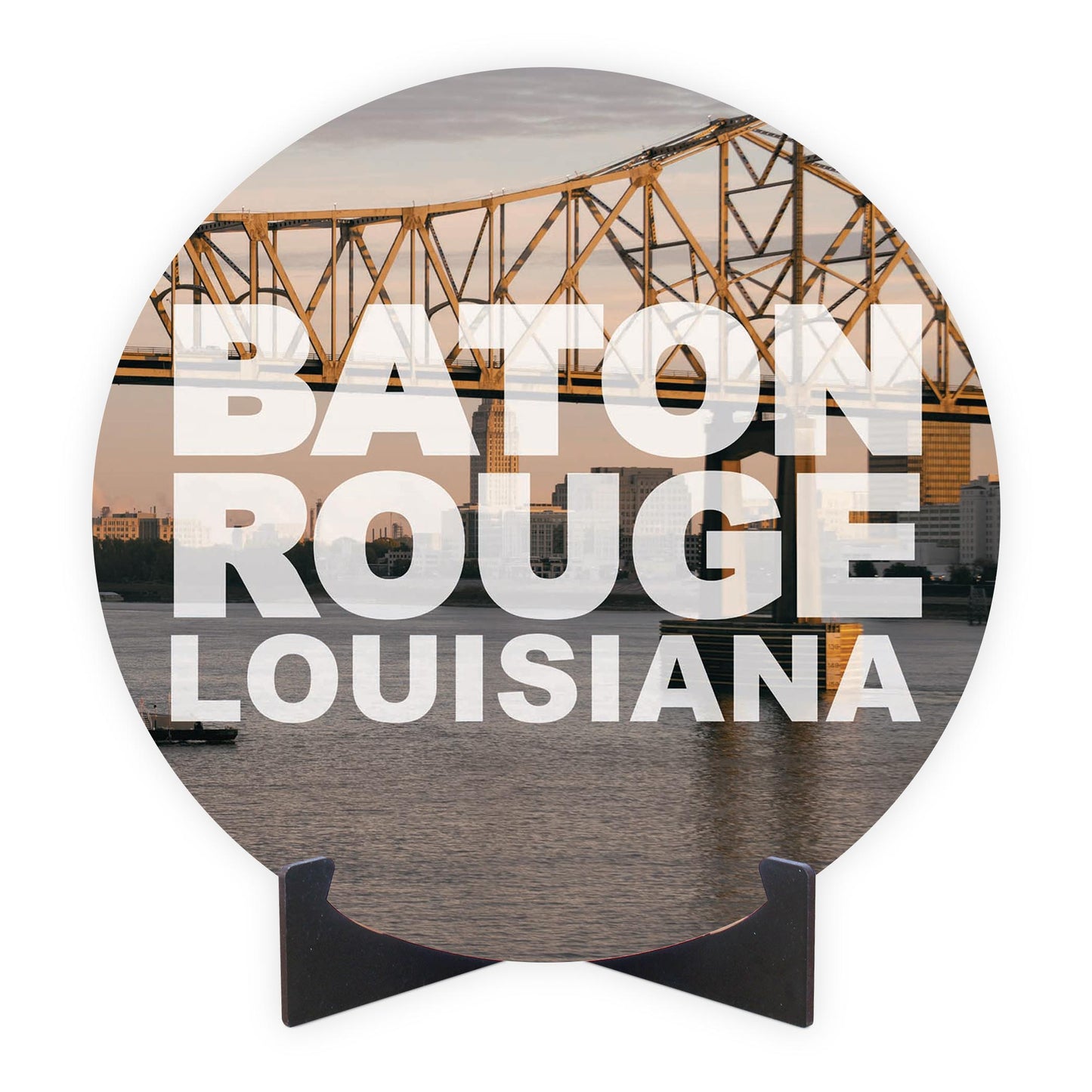 Baton Rouge Louisiana Photo | Wood Sign | Eaches | Min 1