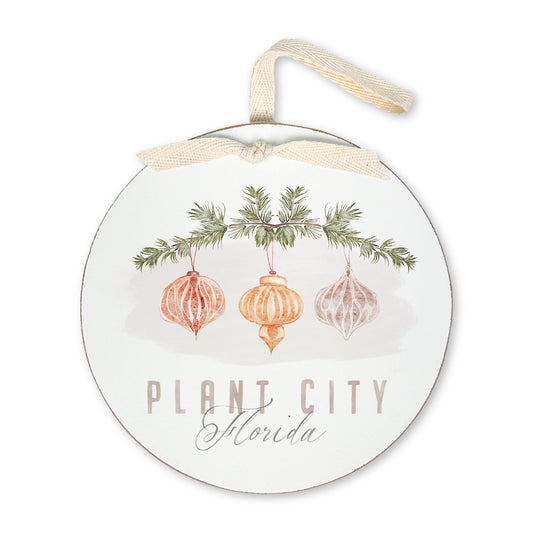 6" Round Ornament-Holiday Ornaments Plant City Florida