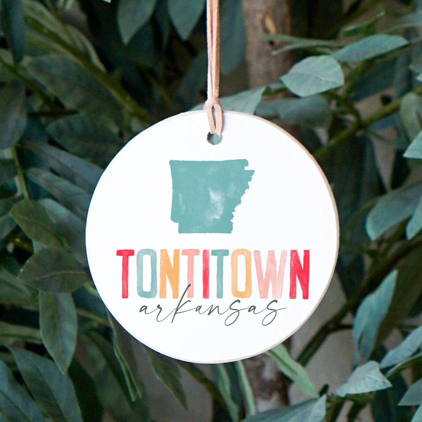 4" Round Ornament-Tontitownar