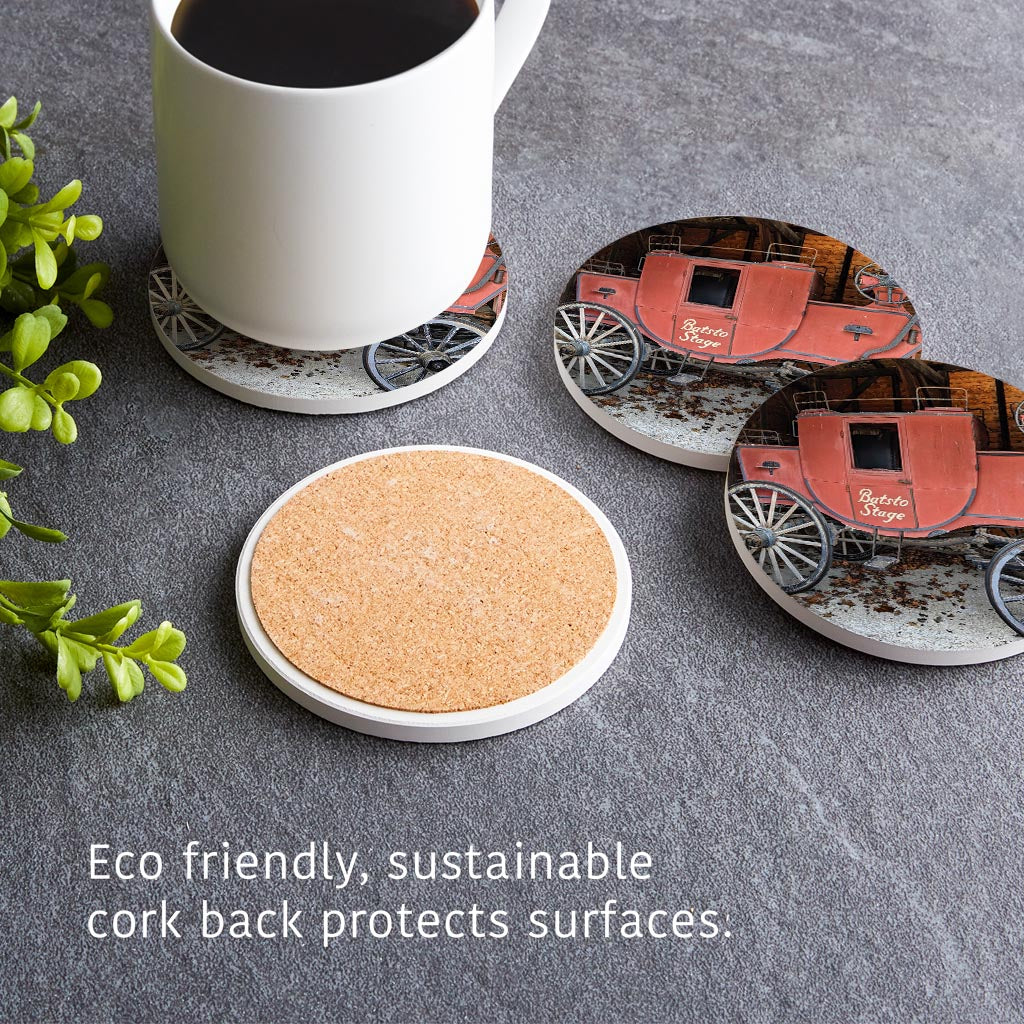 Monokian Basto| Absorbent Coasters | Set of 4 | Min 2