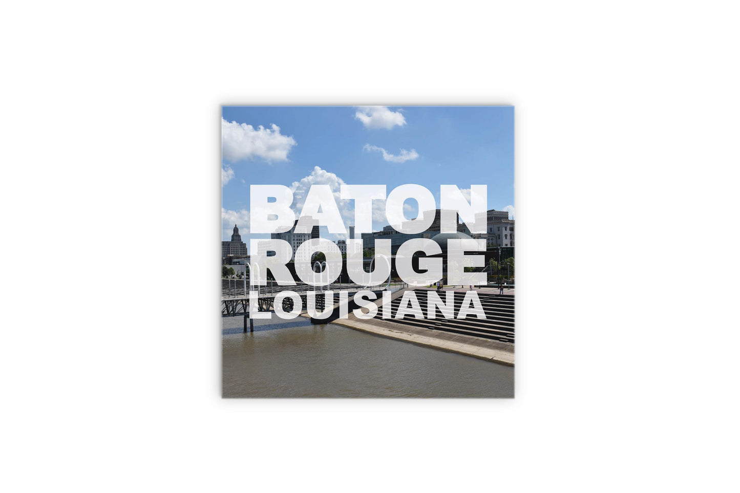 Baton Rouge Louisiana Photo | Wood Sign | Eaches | Min 2