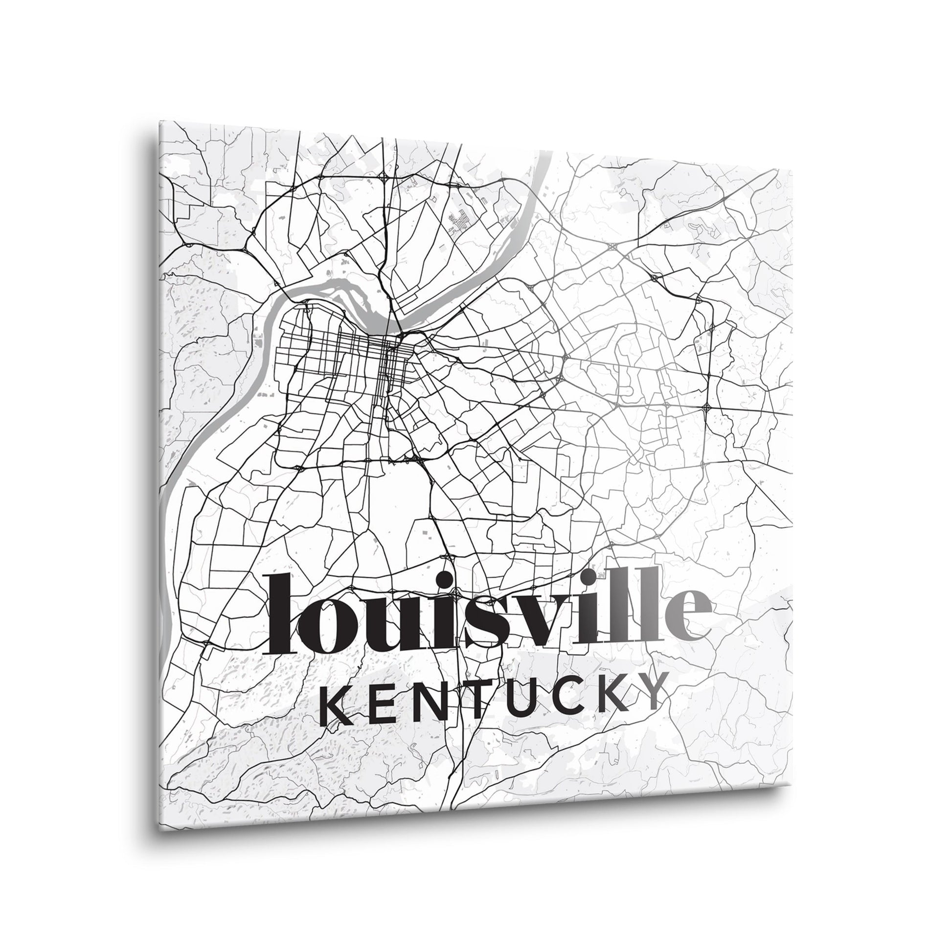 KBT Maps Rocks Glass - Kentucky Branded