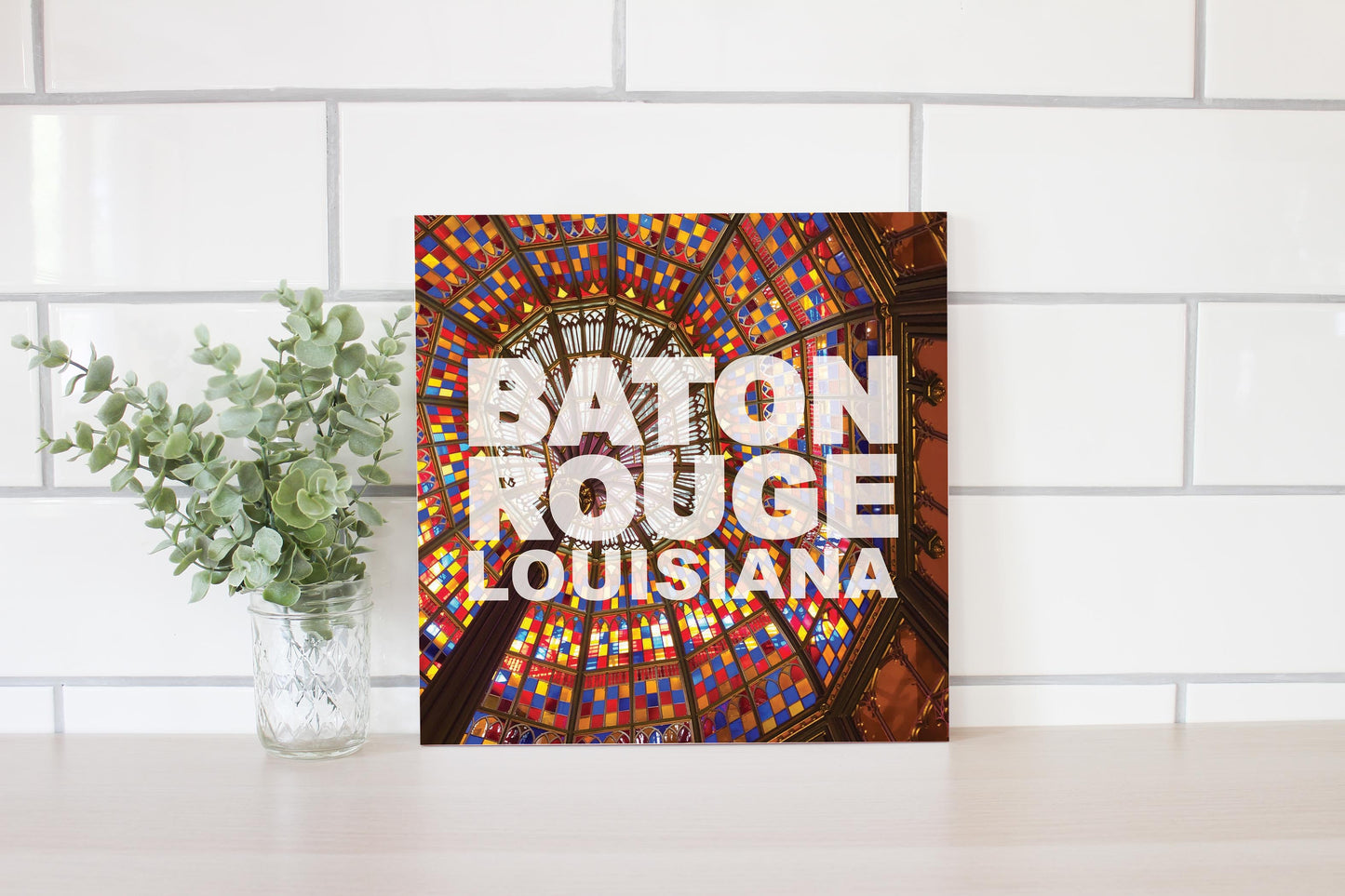 Baton Rouge Louisiana Photo | Wood Sign | Eaches | Min 2