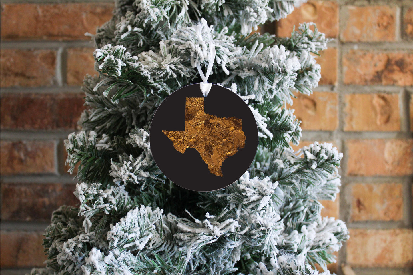 Texas State Shape Copper| Wood Ornament | Eaches | Min 6