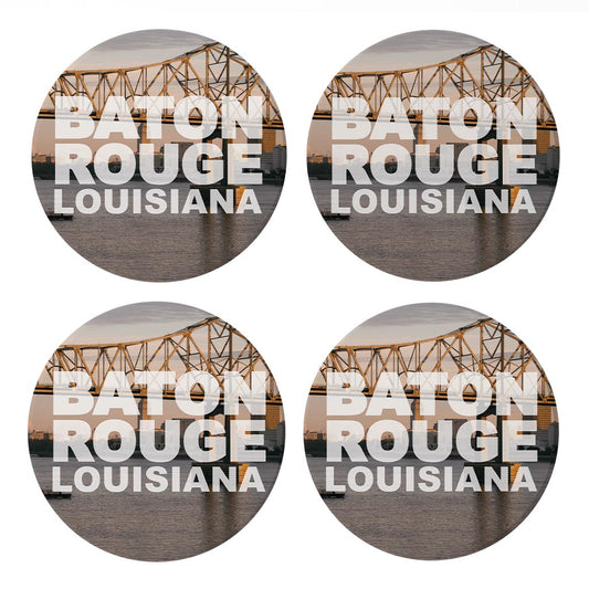 Baton Rouge Louisiana Photo | Absorbent Coasters | Set of 4 | Min 2