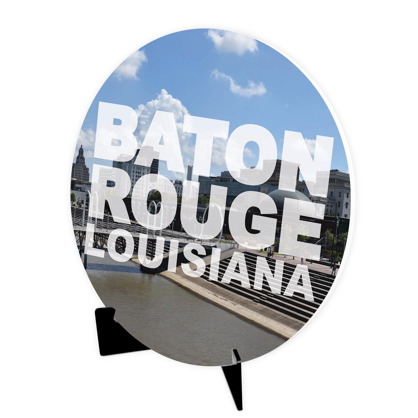 Baton Rouge Louisiana Photo | Wood Sign | Eaches | Min 1