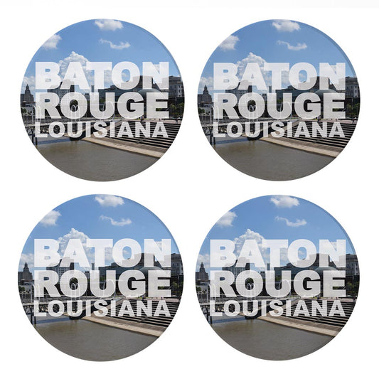 Baton Rouge Louisiana Photo | Absorbent Coasters | Set of 4 | Min 2