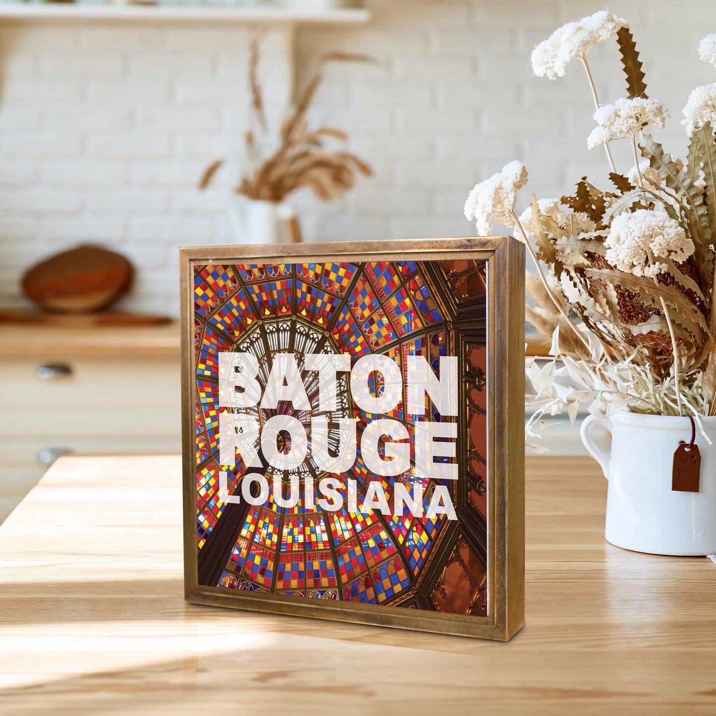 Baton Rouge Louisiana Photo | Wood Sign | Eaches | Min 1