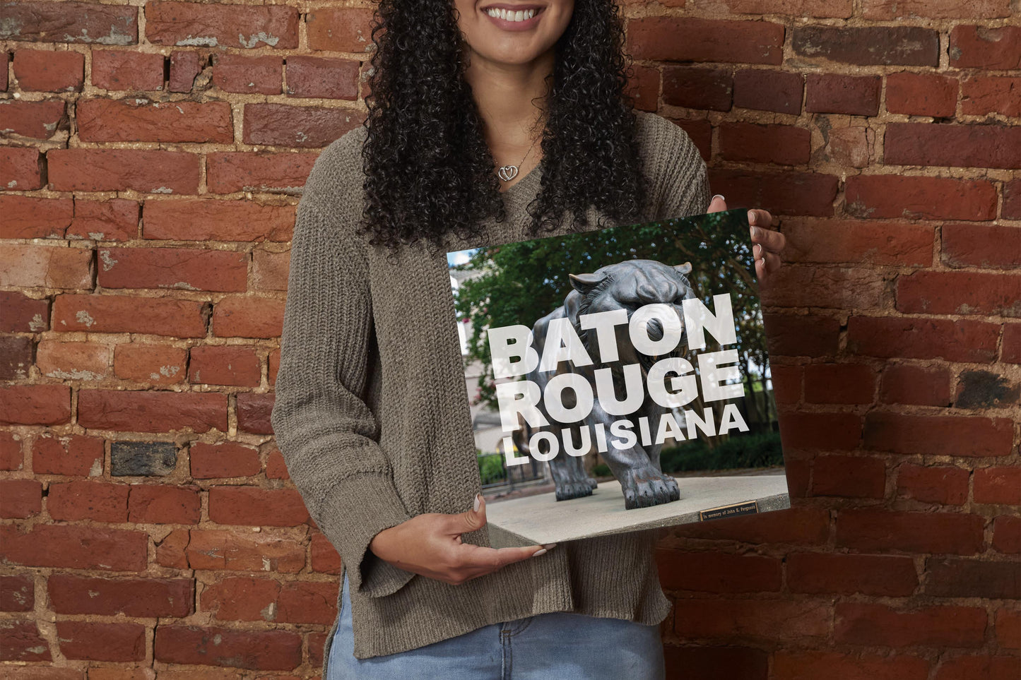 Baton Rouge Louisiana Photo | Wood Sign | Eaches | Min 2