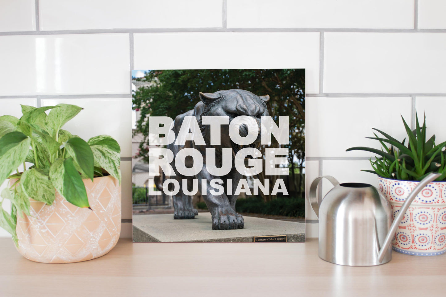 Baton Rouge Louisiana Photo | Wood Sign | Eaches | Min 2