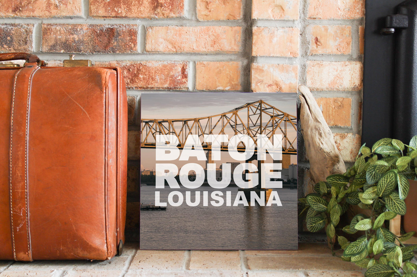 Baton Rouge Louisiana Photo | Wood Sign | Eaches | Min 2